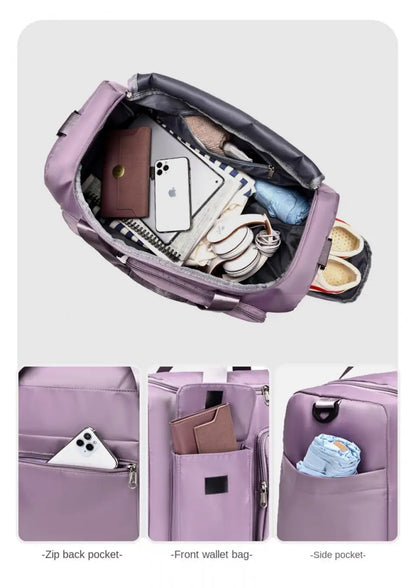 Weekender Duffel Bag with Shoe Compartment - lifestyle shot